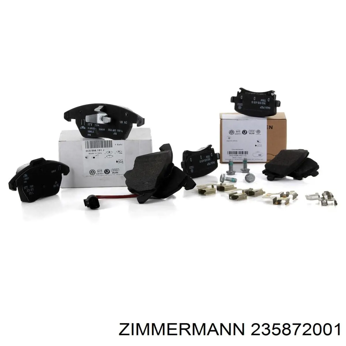 Тормозні колодки Zimmermann 235872001