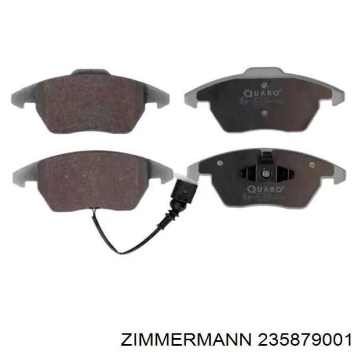 Гальмівні колодки Zimmermann 235879001 ціна, від 27.73 USD