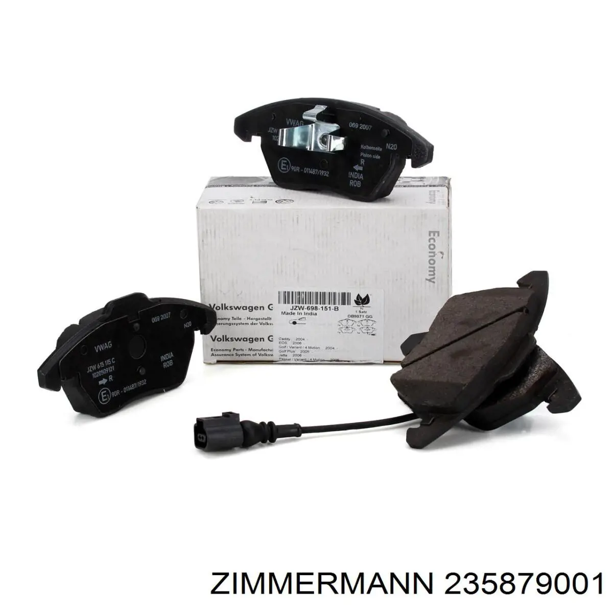 235879001 Zimmermann Передні гальмівні колодки