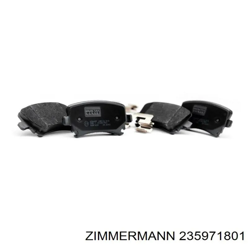 Купити 235971801 Zimmermann Колодки гальмівні передні, дискові