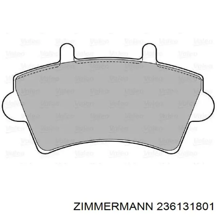 236131801 Zimmermann Передні гальмівні колодки