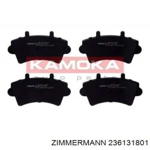 Гальмівні колодки Zimmermann 236131801 ціна, від 20.23 USD