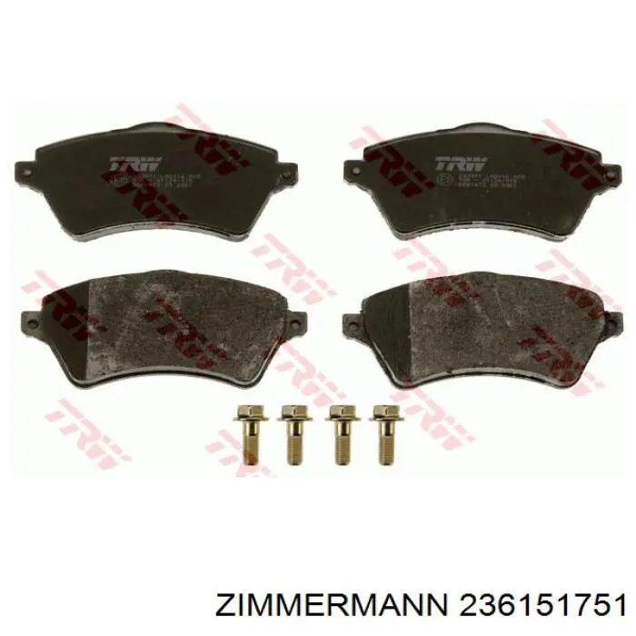 Тормозні колодки Zimmermann 236151751