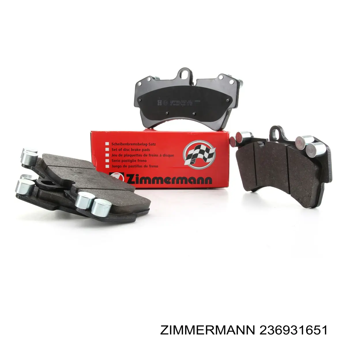 Передні тормозні колодки 236931651 Zimmermann
