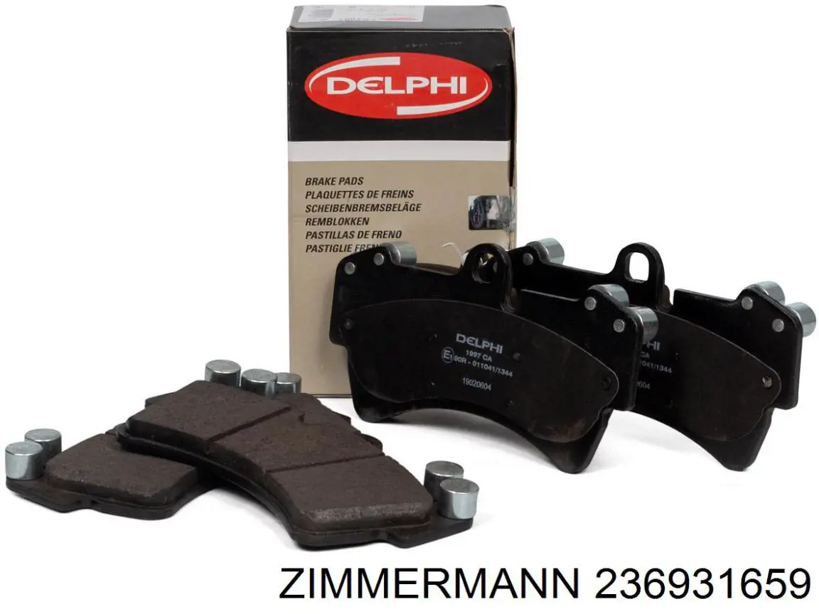 Гальмівні колодки Zimmermann 236931659 ціна, від 86.08 USD