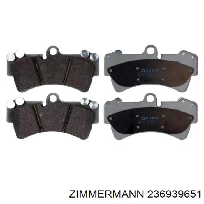 236939651 Zimmermann Передні гальмівні колодки