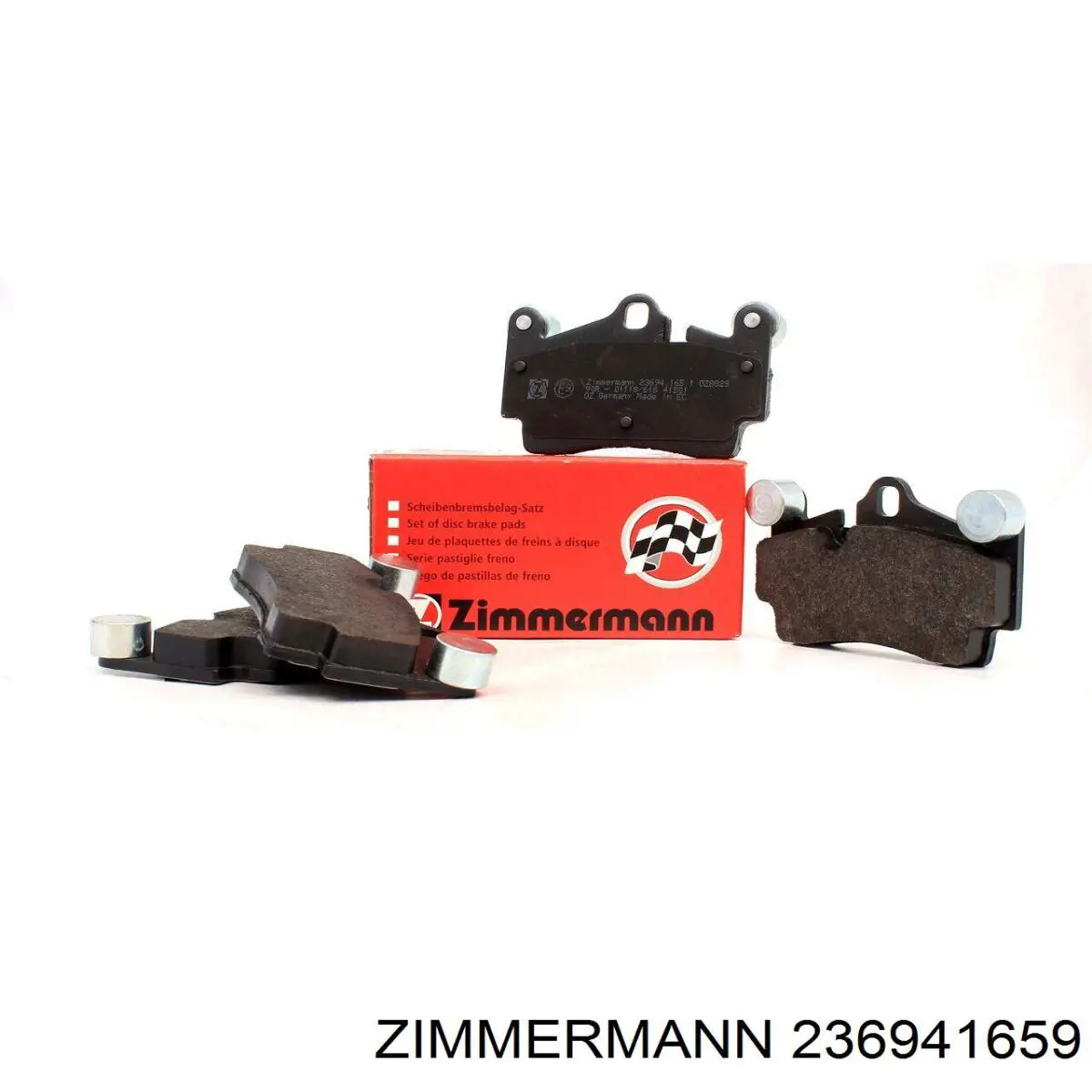 236941659 Zimmermann колодки гальмові задні, дискові