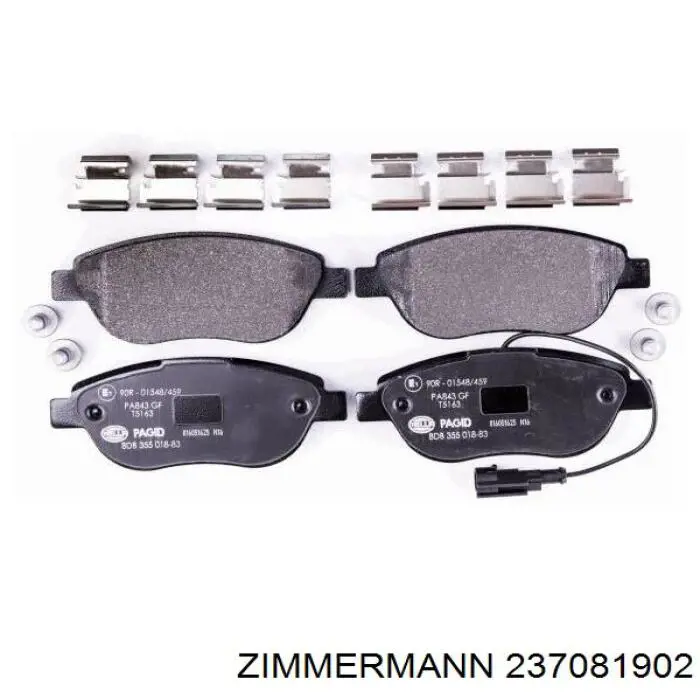 Тормозні колодки Zimmermann 237081902