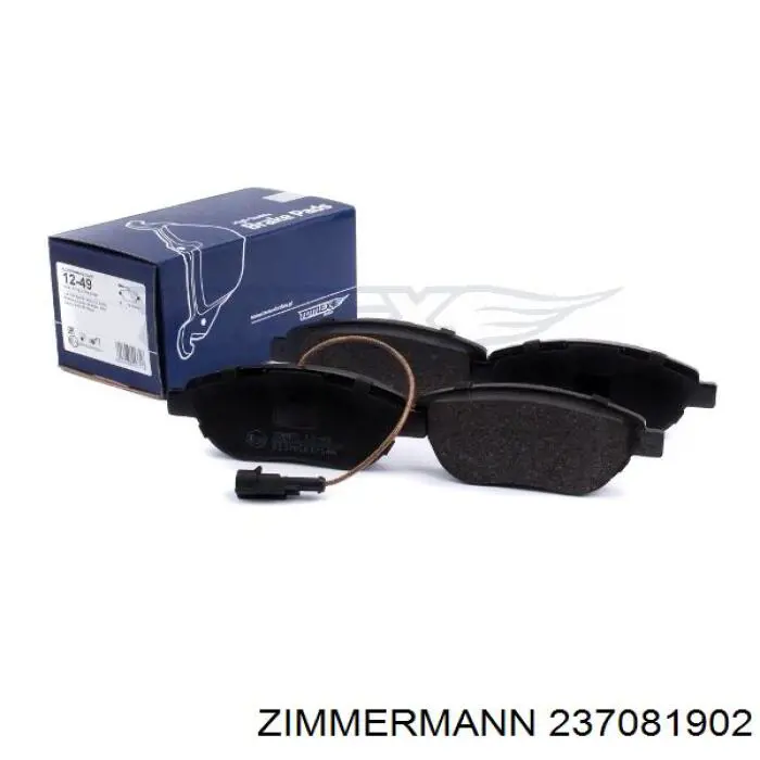 Купити 237081902 Zimmermann Колодки гальмівні передні, дискові