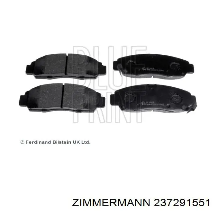 Гальмівні колодки Zimmermann 237291551 ціна, від 18.52 USD