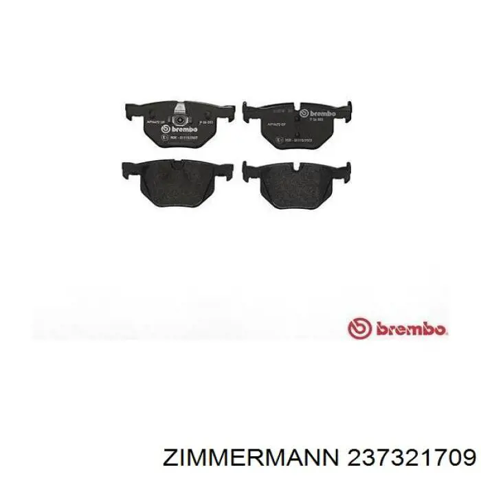 Купити 237321709 Zimmermann Задні колодки