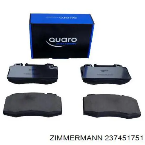 Гальмівні колодки Zimmermann 237451751 ціна, від 30.48 USD