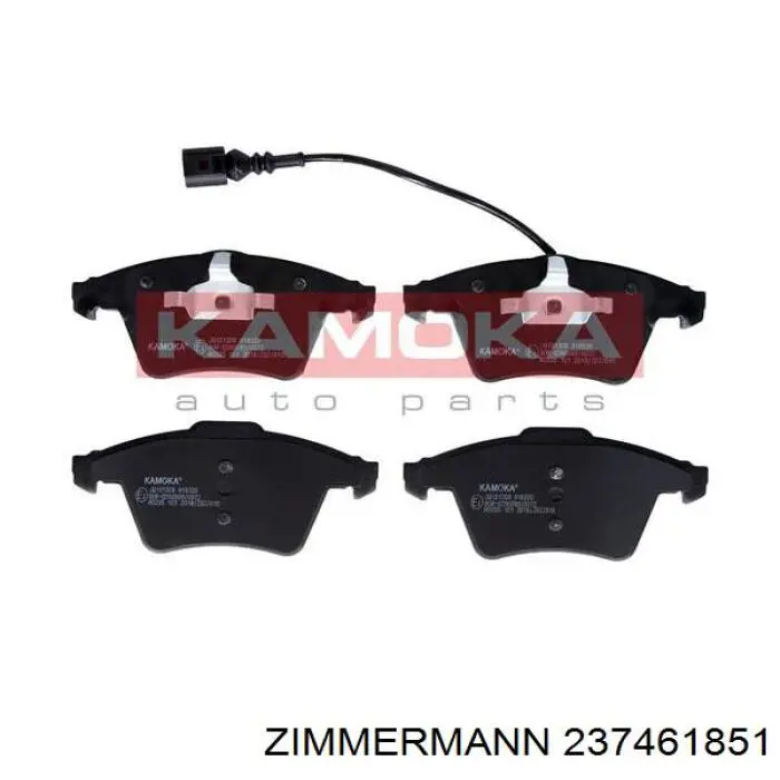 Купити 237461851 Zimmermann Колодки гальмівні передні, дискові