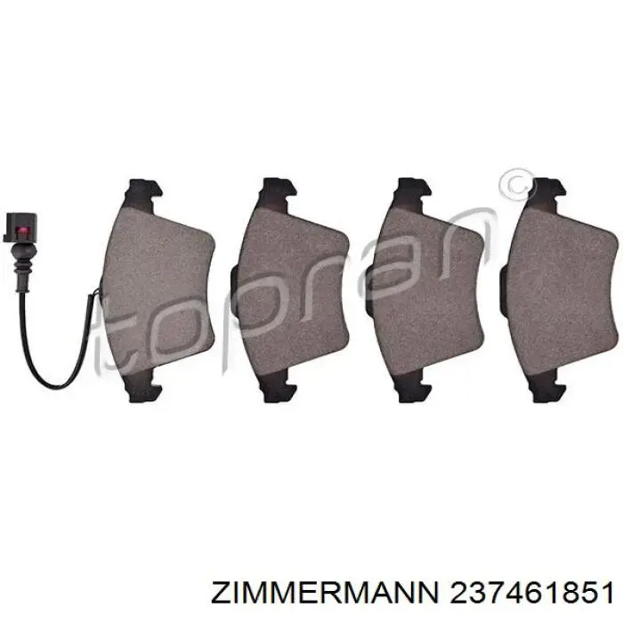 Тормозні колодки Zimmermann 237461851