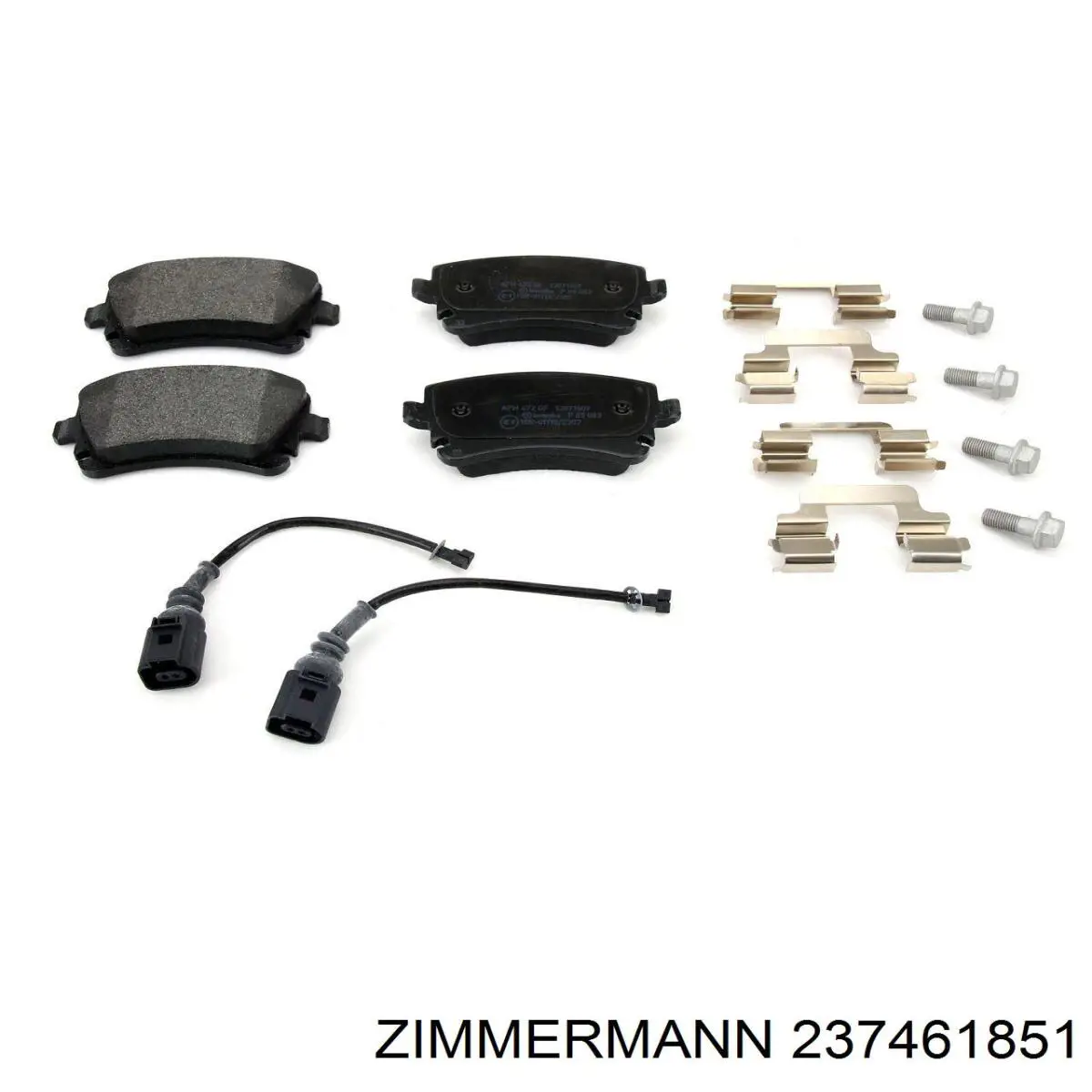 Передні тормозні колодки 237461851 Zimmermann