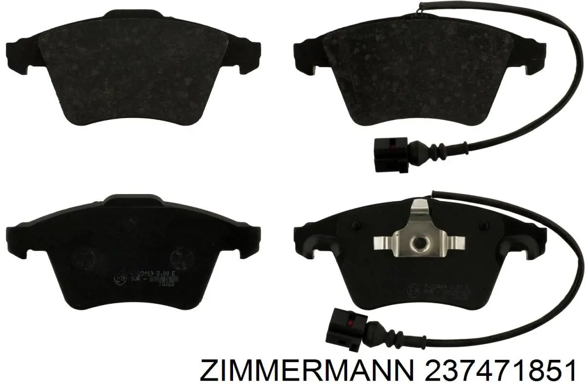 Передні тормозні колодки 237471851 Zimmermann