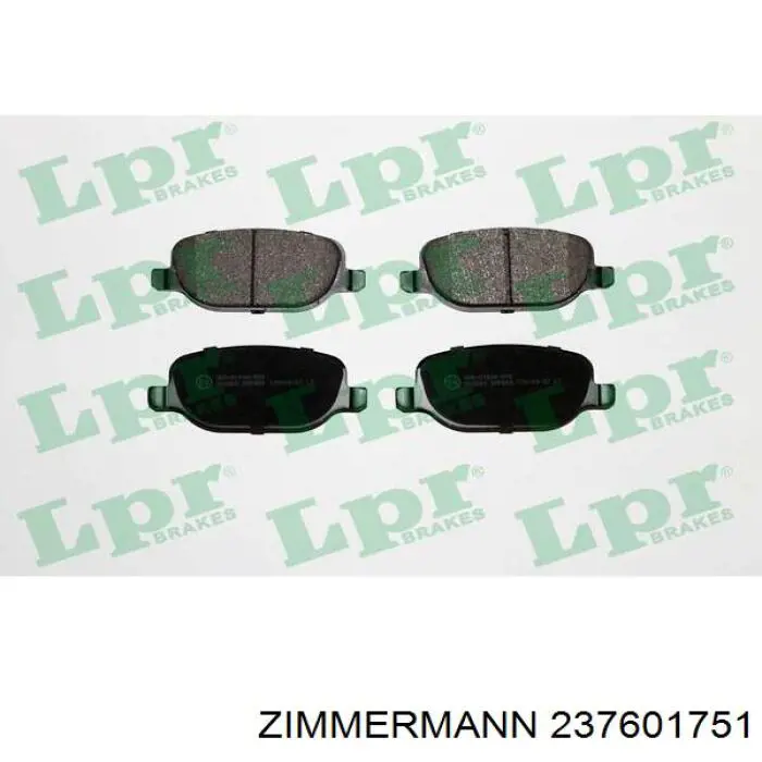 Купити 237601751 Zimmermann Задні колодки