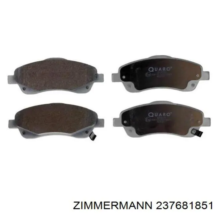 Гальмівні колодки Zimmermann 237681851 ціна, від 25.62 USD