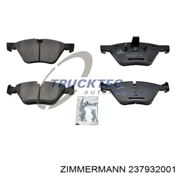 Передні тормозні колодки 237932001 Zimmermann