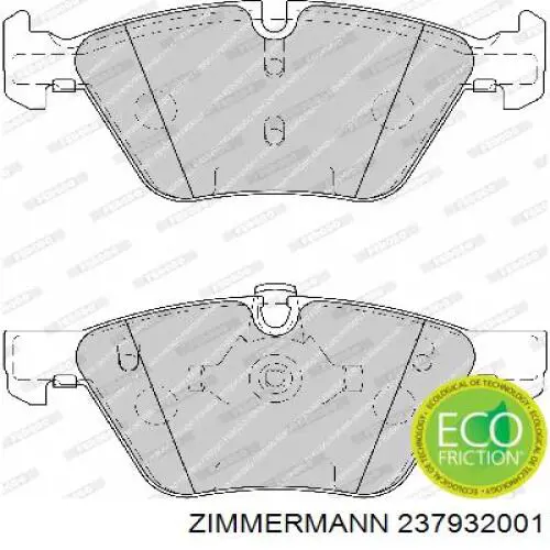 237932001 Zimmermann Передні гальмівні колодки