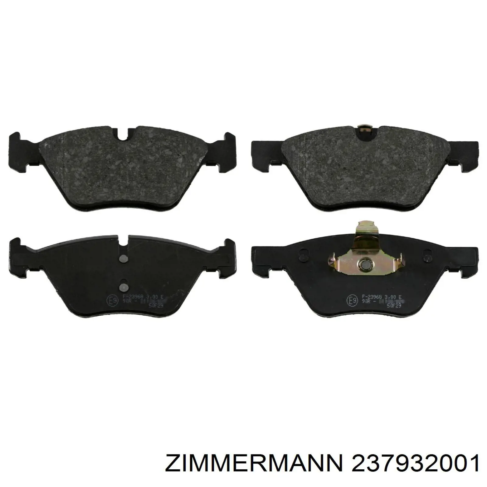 Гальмівні колодки Zimmermann 237932001 ціна, від 59.94 USD