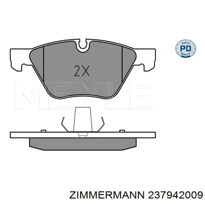 Тормозні колодки Zimmermann 237942009