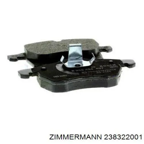 Передні тормозні колодки 238322001 Zimmermann