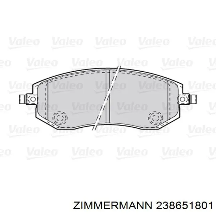 Тормозні колодки Zimmermann 238651801
