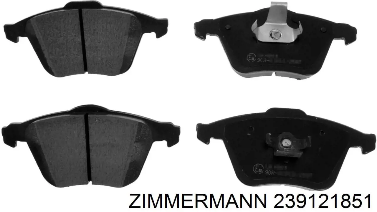 Гальмівні колодки Zimmermann 239121851 ціна, від 30.82 USD