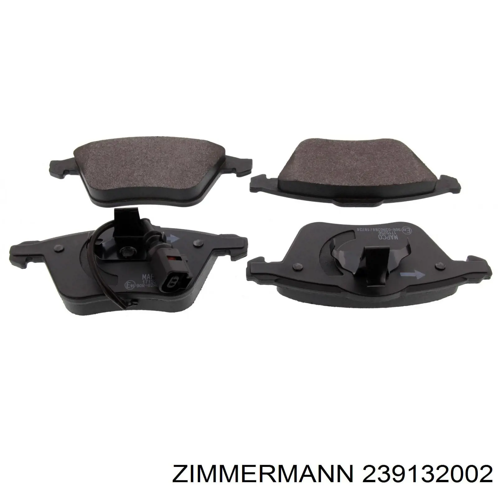 Гальмівні колодки Zimmermann 239132002 ціна, від 41.10 USD