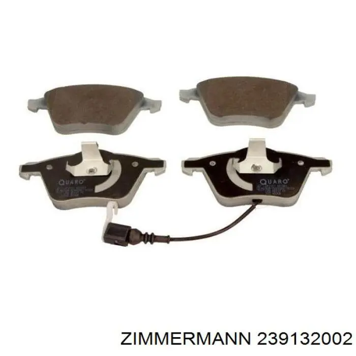 Передні тормозні колодки 239132002 Zimmermann