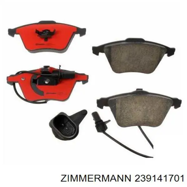 Купити 239141701 Zimmermann Задні колодки