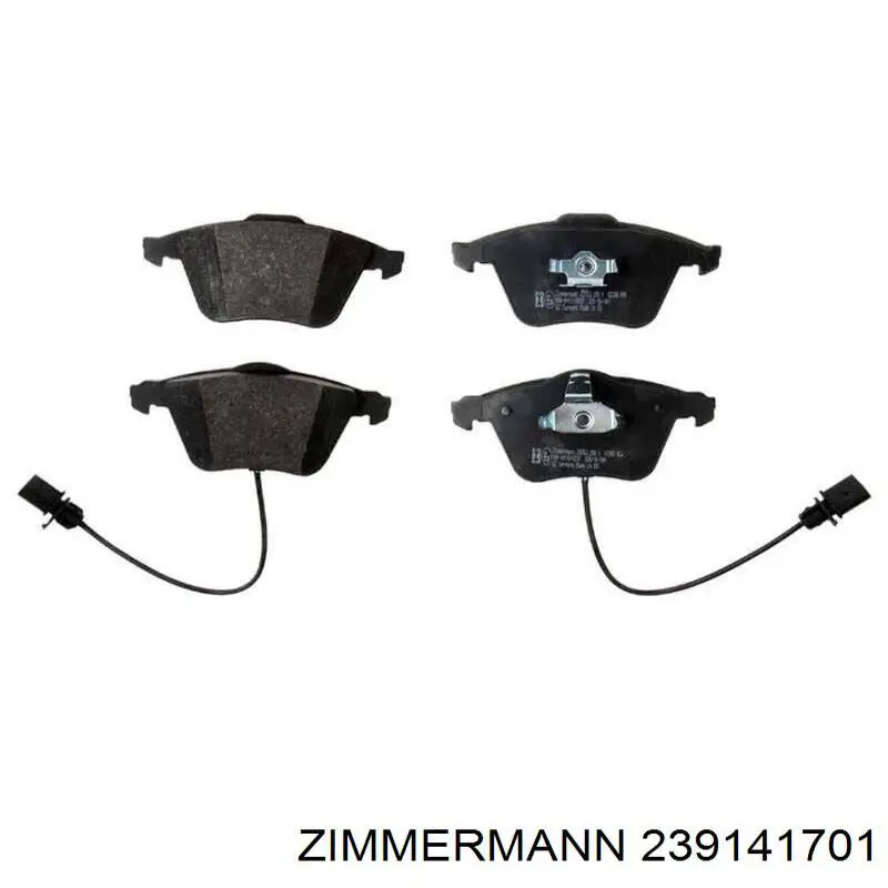 239141701 Zimmermann Колодки гальмівні задні, дискові