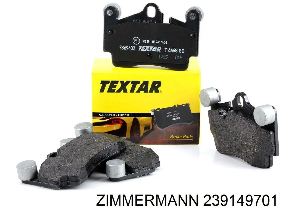 Задні гальмівні колодки Zimmermann 239149701 ціна, від 23.57 USD