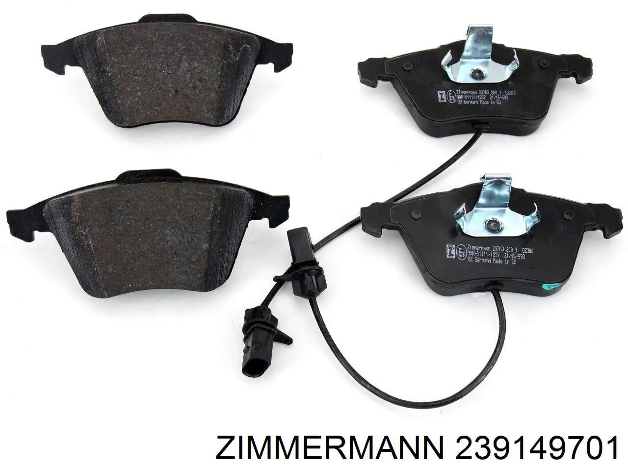 Задні гальмівні колодки Zimmermann 239149701 ціна, від 23.57 USD