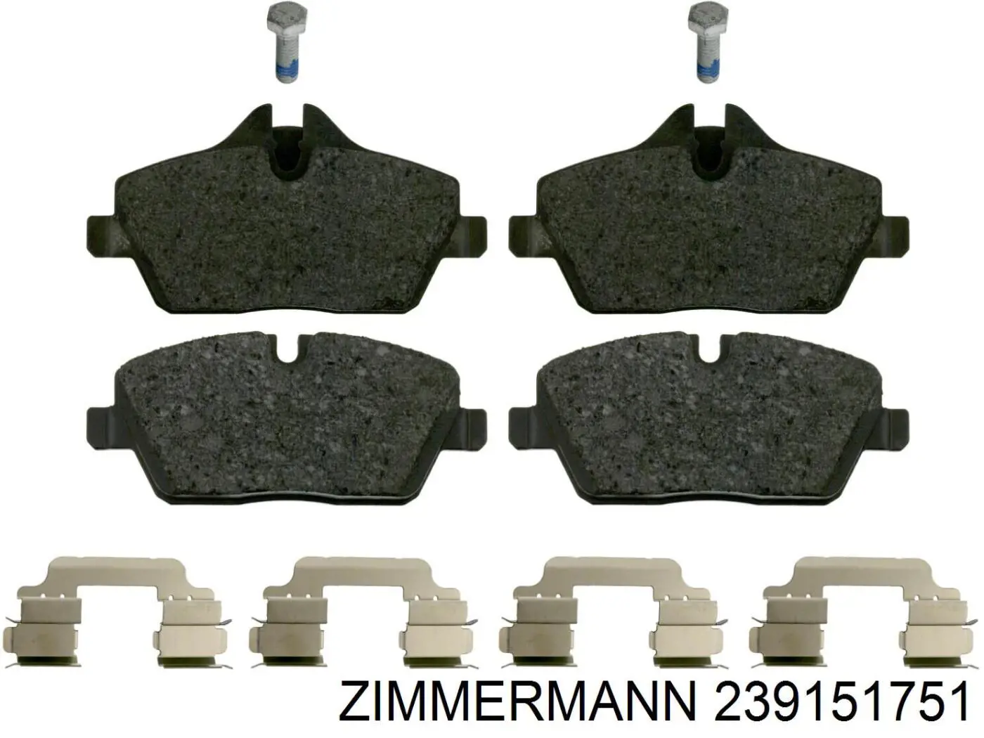 Купити 239151751 Zimmermann Колодки гальмівні передні, дискові