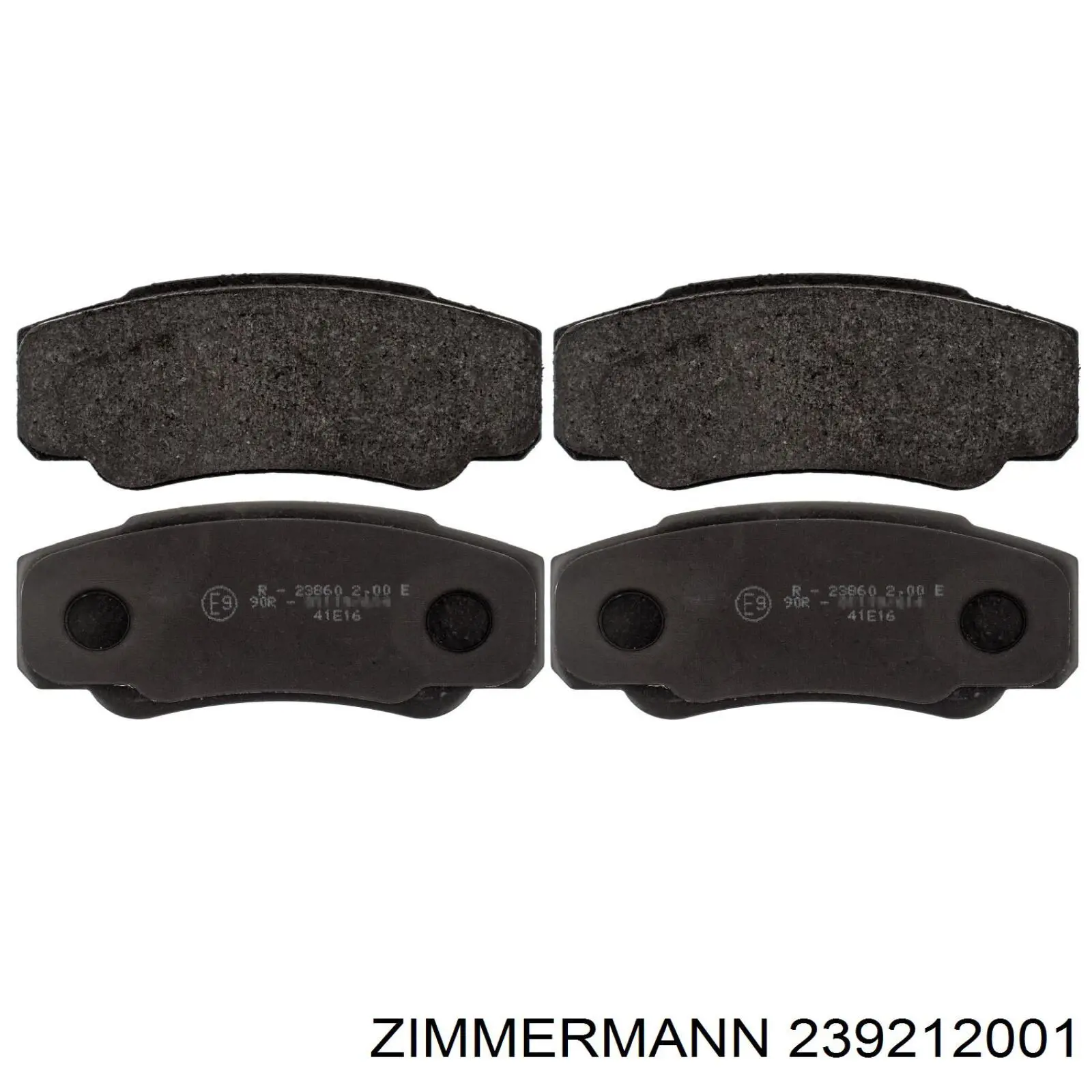 Купити 239212001 Zimmermann Задні колодки