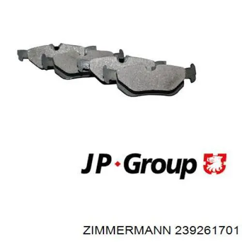 Задні дискові колодки Zimmermann 239261701