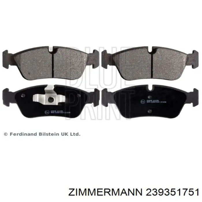 Гальмівні колодки Zimmermann 239351751 ціна, від 41.37 USD