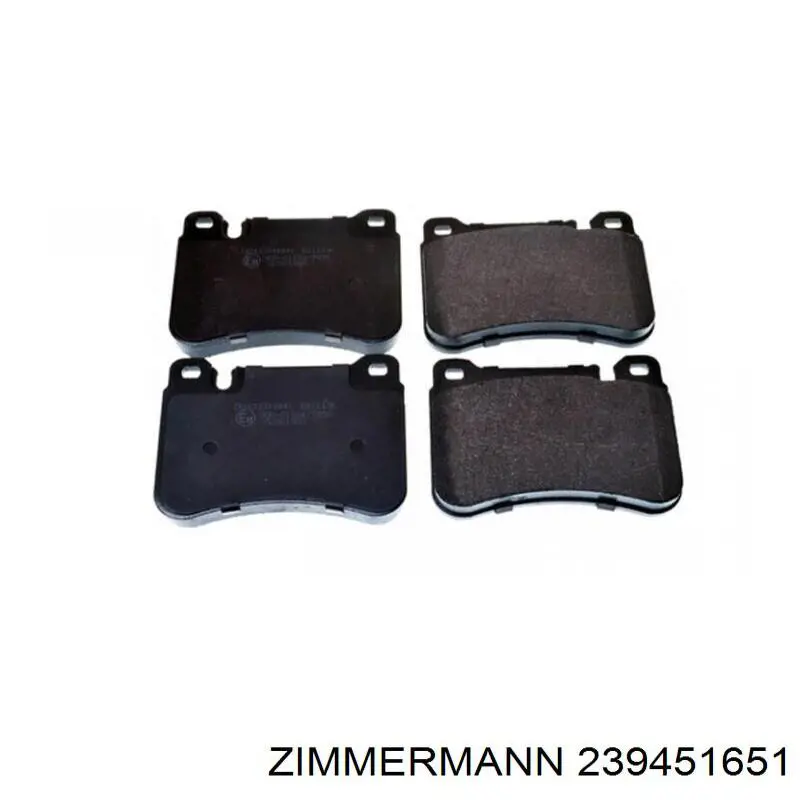 Передні тормозні колодки 239451651 Zimmermann