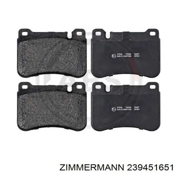 Гальмівні колодки Zimmermann 239451651 ціна, від 36.87 USD