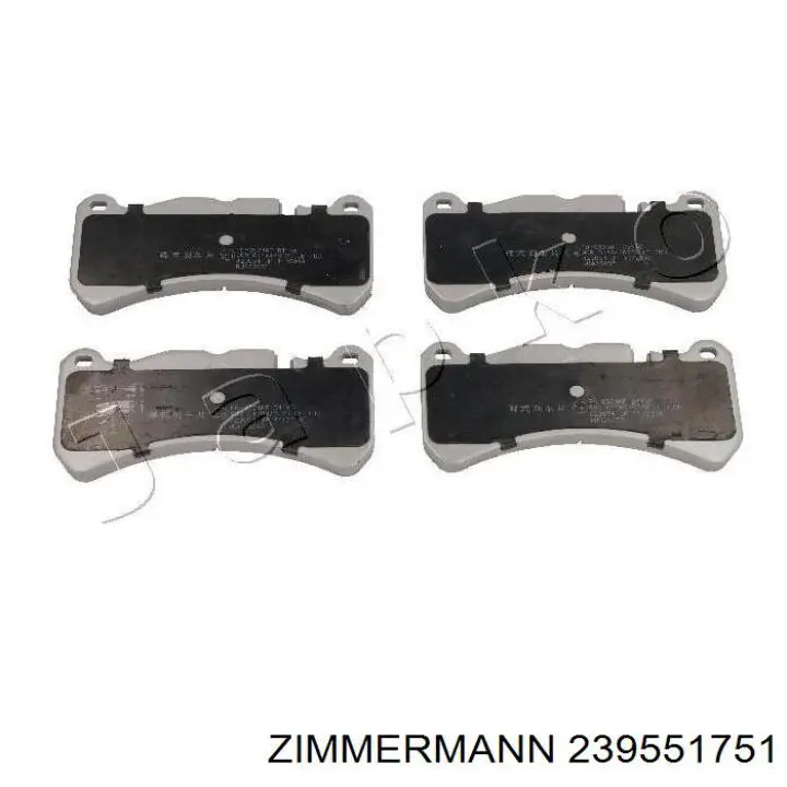 Гальмівні колодки Zimmermann 239551751 ціна, від 58.40 USD