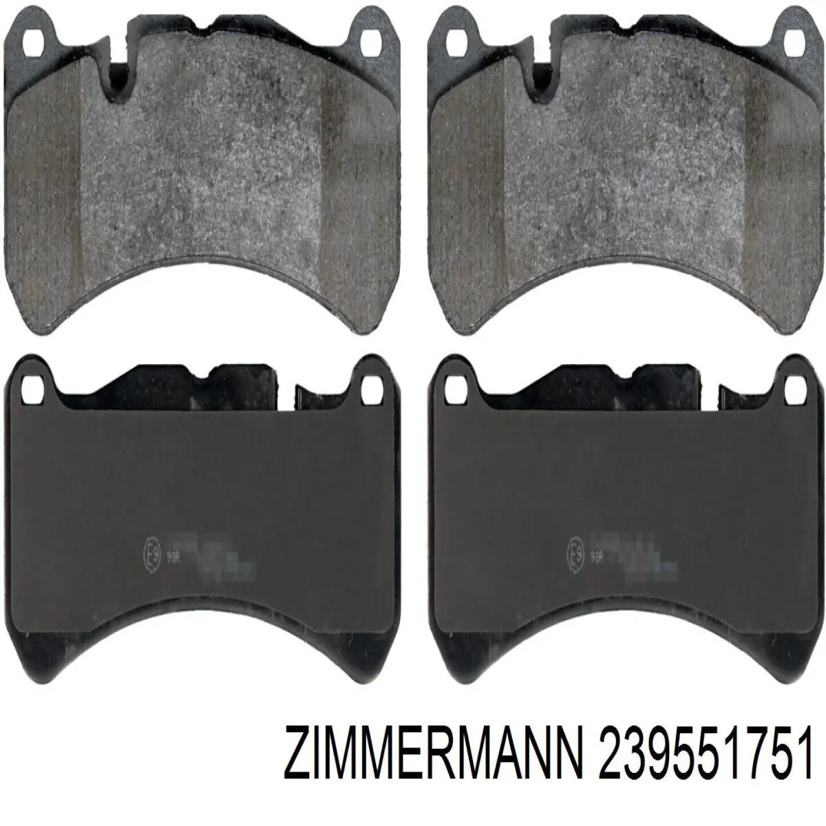 239551751 Zimmermann колодки гальмівні передні, дискові