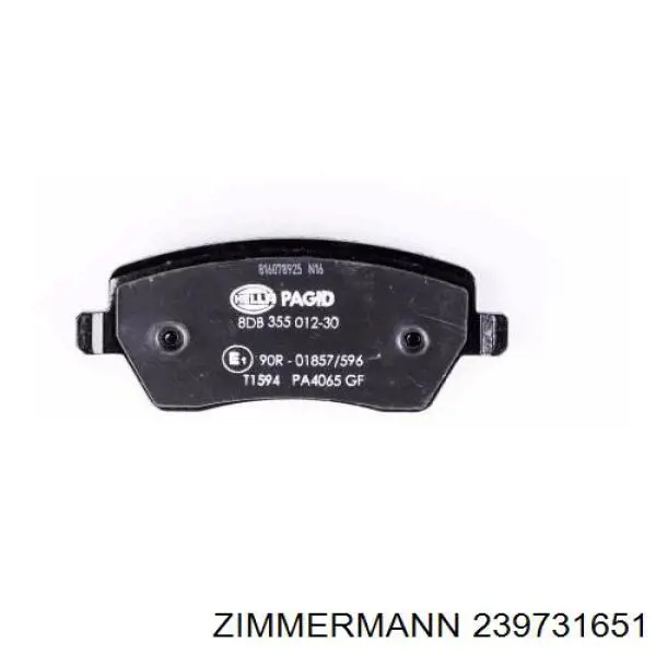 239731651 Zimmermann Передні гальмівні колодки