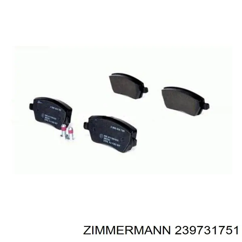 Тормозні колодки Zimmermann 239731751