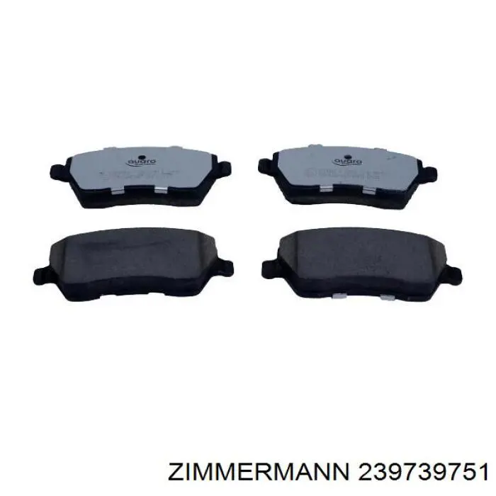 Купити 239739751 Zimmermann Колодки гальмівні передні, дискові