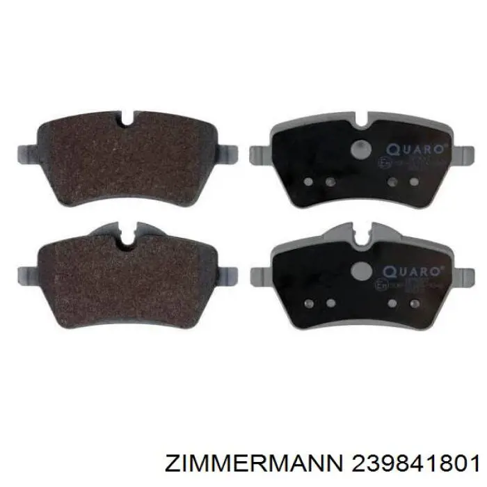 Купити 239841801 Zimmermann Колодки гальмівні передні, дискові