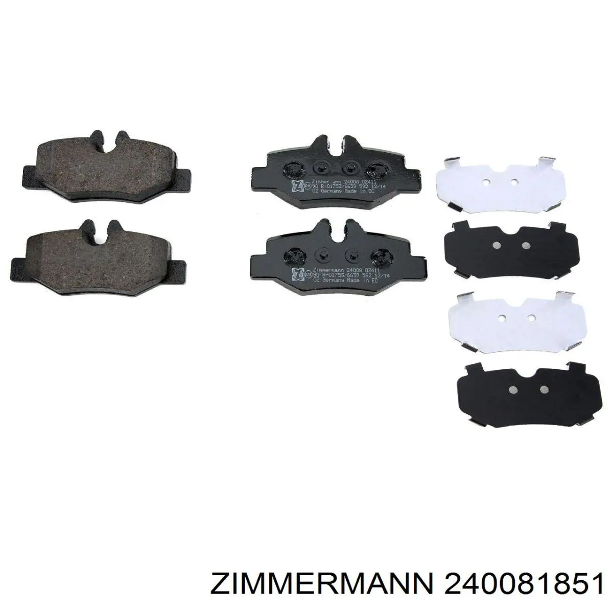Купити 240081851 Zimmermann Задні колодки