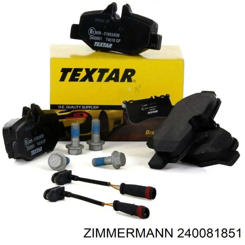 Задні дискові колодки Zimmermann 240081851