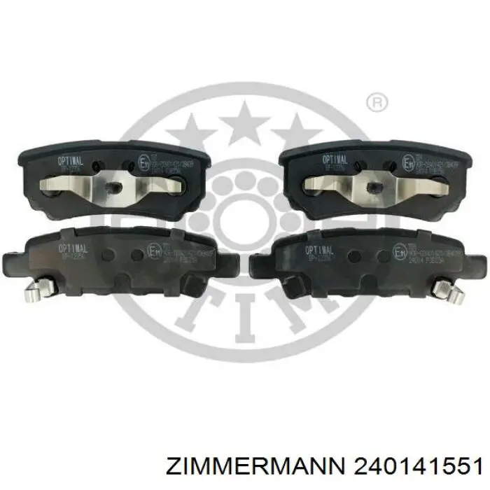 Купити 240141551 Zimmermann Задні колодки